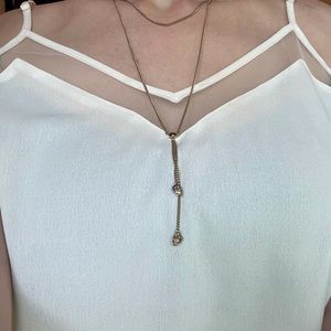 Alexander McQueen Double Wrap Skull Necklace